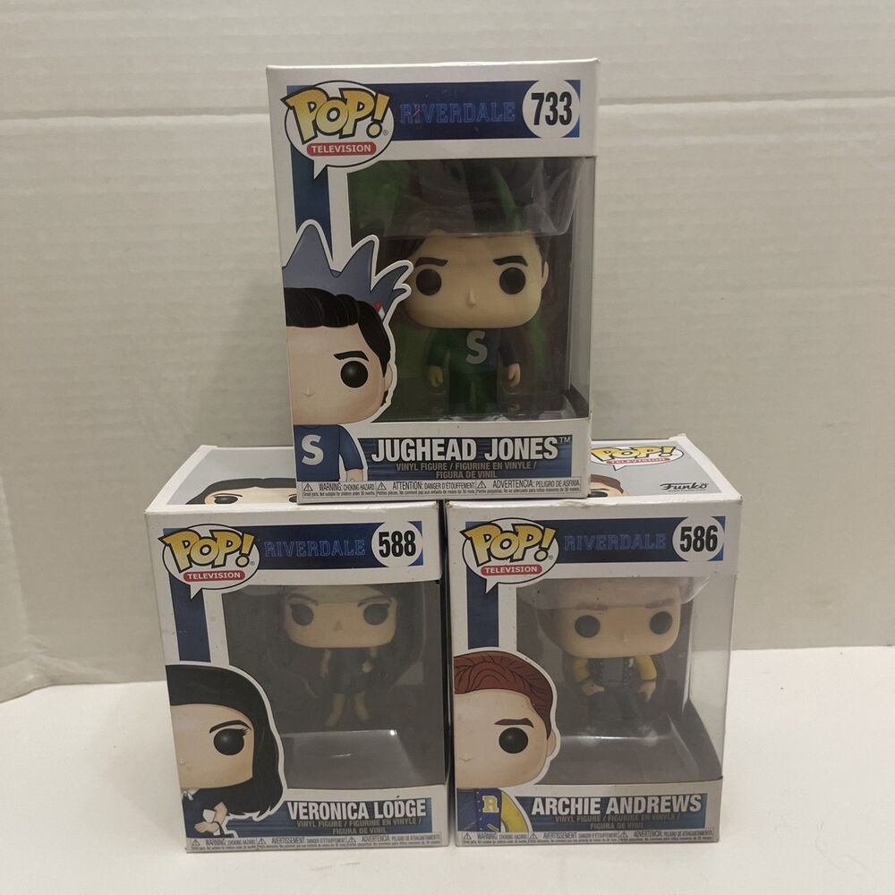 3 Funko Pops Riverscape Jughead Veronica Lodge Archie 733 588 586